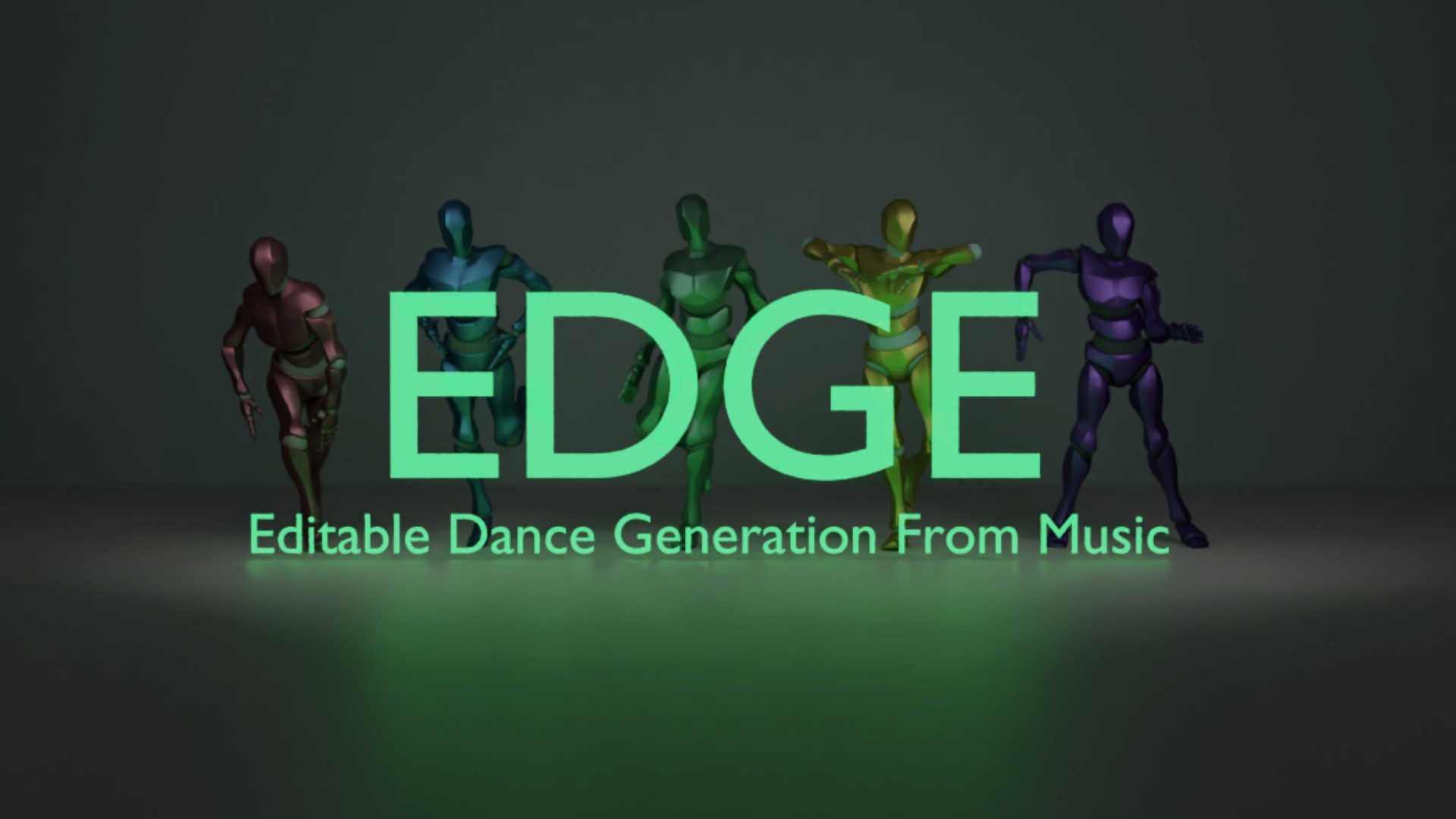 EDGE dance generation